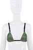 Dolce & Gabbana Green Crystal Chainmail Bra Runway 2000