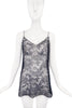 Nina Ricci Black Sheer Chantilly Lace Tank Top