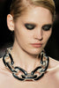 Ben Amun Runway Silver Metal Oversized Link Chain Necklace