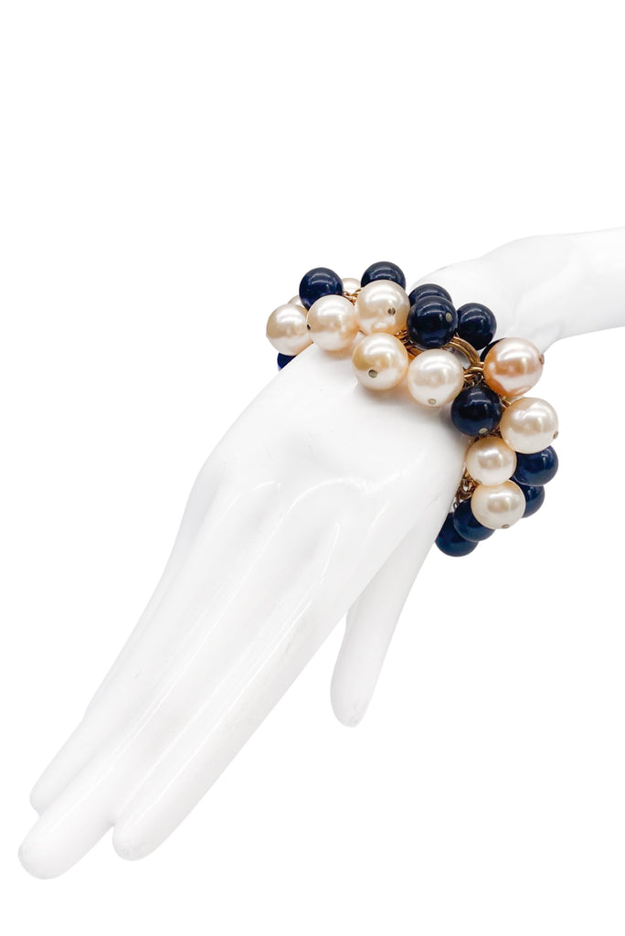 Vintage Pearl / Black Pearl Bracelet