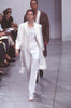 Helmut Lang Off White Fuzzy "Feather" Paper Coat