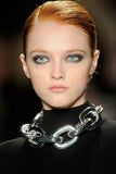 Ben Amun Runway Silver Metal Oversized Link Chain Necklace