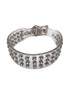 Vintage Clear PVC Rhinestone Crystal Choker Necklace