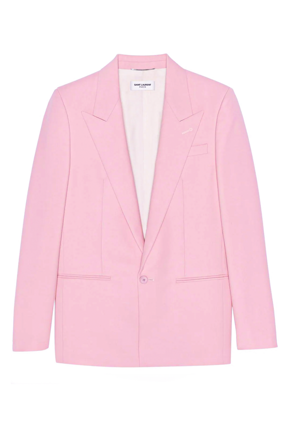 Saint Laurent Pink Straight Tailored Suit