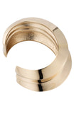 Saint Laurent Gold Wave Sculptural Bracelet