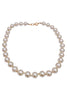 Vintage Single Strand Short Thick Pearl Necklace