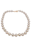 Vintage Single Strand Short Thick Pearl Necklace
