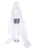 White Tulle "Garden of Eden" Hooded Cape
