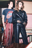 Comme des Garcons Homme Plus Red Grey Striped Tapered Pants
