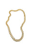 Vintage Gold Cable and Curb Chain Necklace Set