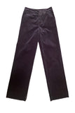 Agnes B. Gucci Tom Ford Style Black Velvet Straight Pants