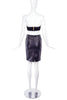 Gianni Versace Black Leather Pencil Skirt - BOUTIQUE PURCHASE PRICE