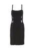 Versus Versace Black Cut-Out Dress