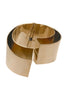 Vionnet Gold Sculptural Architectural Geometric 3D Bracelet
