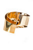 Vionnet Gold Sculptural Architectural Geometric 3D Bracelet