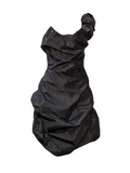 Vivienne Westwood Black One Shoulder Corset Asymmetric Cocktail Dress Gown Gold Label Fall 2000