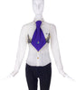 Vivienne Westwood Purple Unisex / Menswear Kipper Tie with Orb