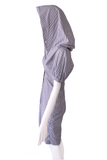 Vivienne Westwood Black Striped Cotton Hood Shirt Dress