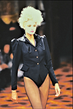 Vivienne Westwood Black Tailored Waist Velvet Lapel Lace Detail Jacket & Skirt Suit from the Iconic 1994 Cafe Society Runway Collection